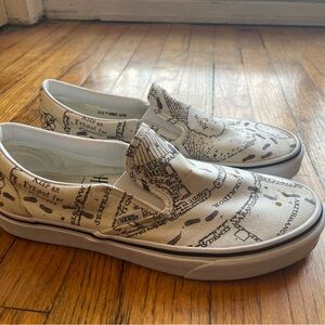 Vans Slip-On x Harry Potter Collection x Marauders Map size 10.5 Sneakers